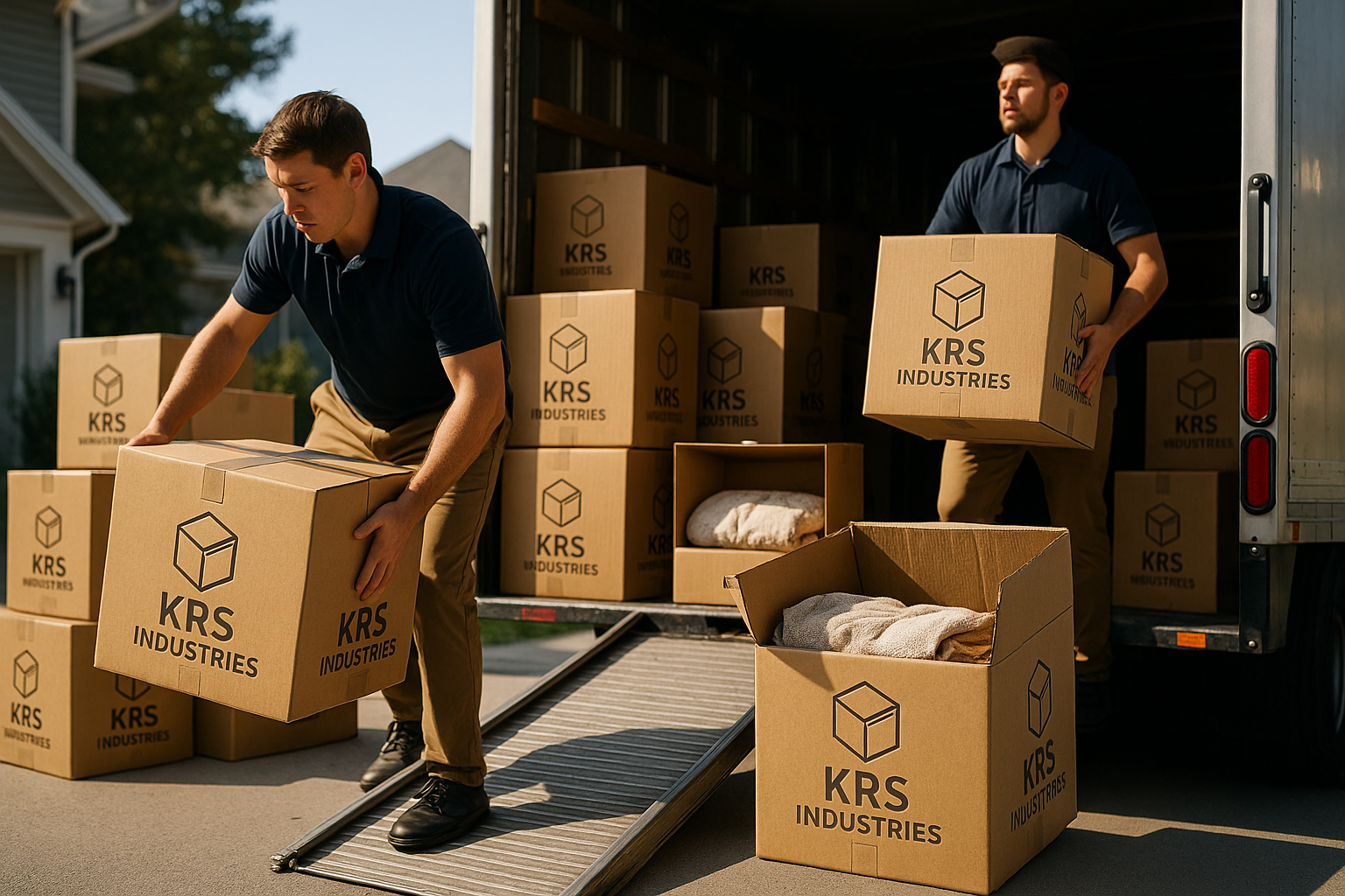 Packers and movers using corrugated boxes