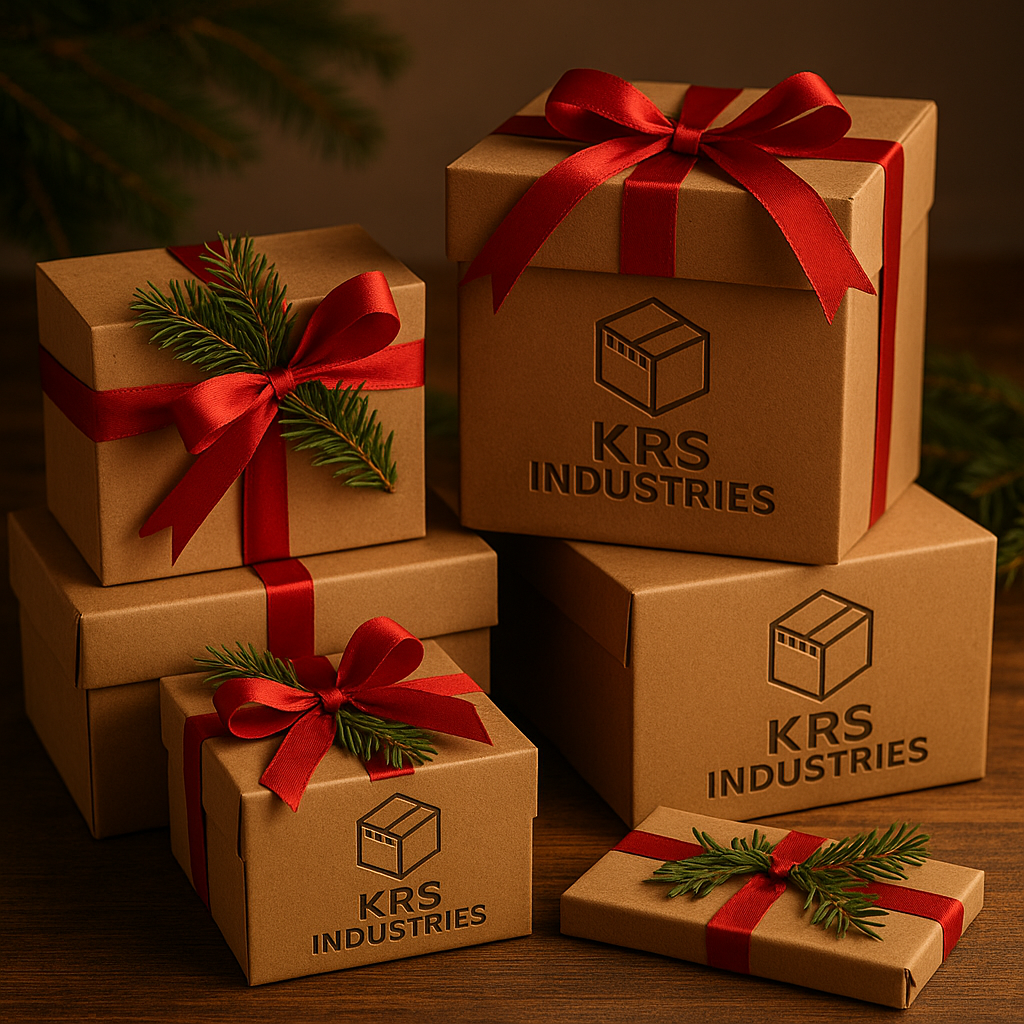 Decorative gift and craft products in custom corrugated boxes